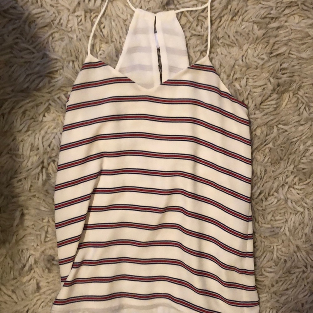 Red white and blue tank